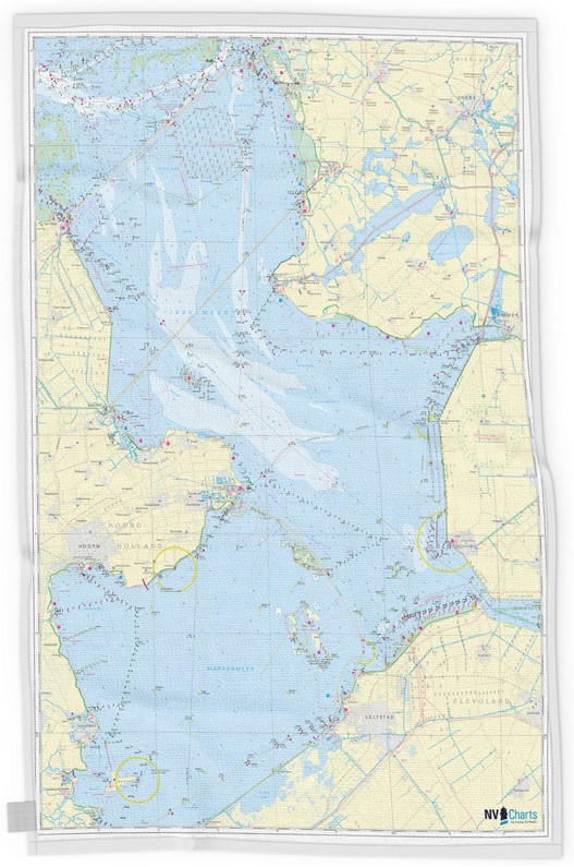 Nautischer Verlag NV Badehandtuch Ijsselmeer 100 x 150 cm