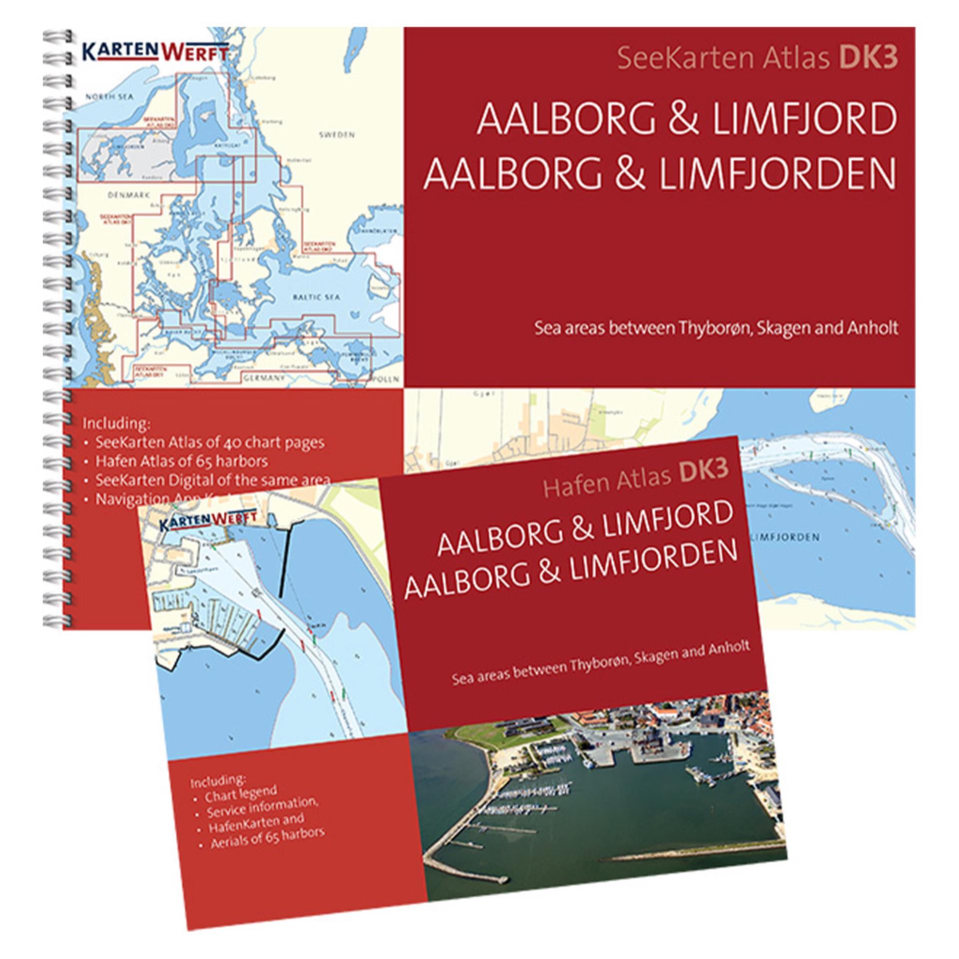Kartenwerft SeeKarten Atlas DK3 | Allborg & Limfjord