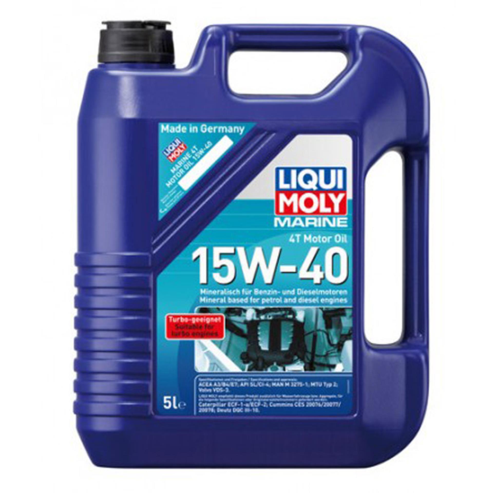 Liqui Moly 4T Motor Oil 15W-40, 5 Liter