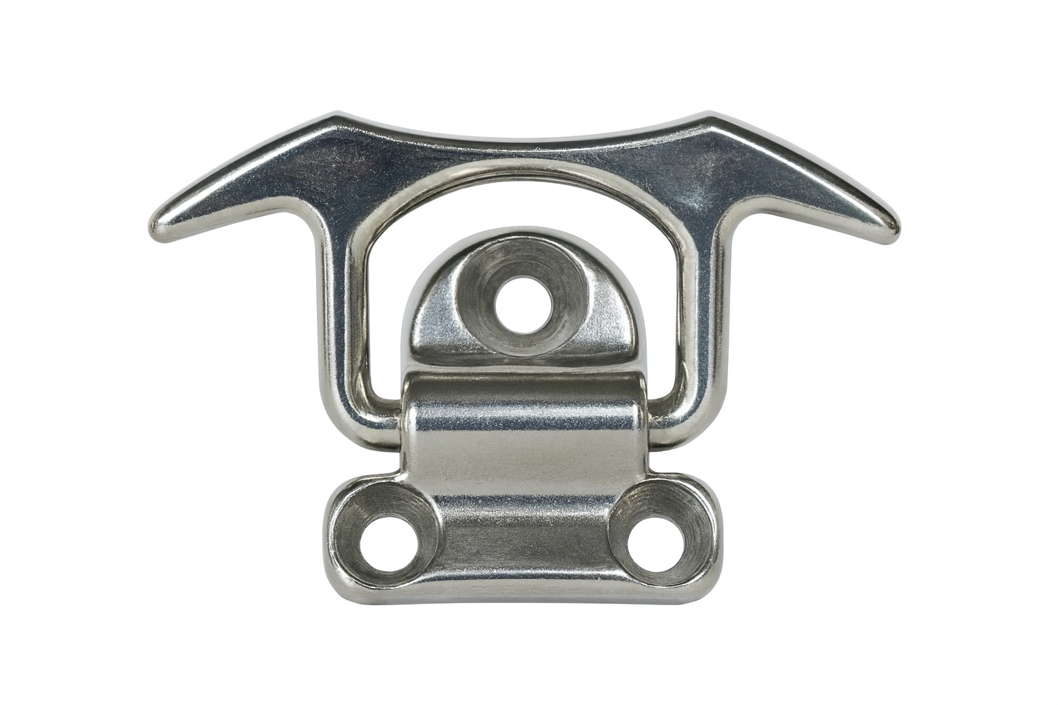 Osculati Klapppoller Edelstahl, außen 48 x 58 x 60 mm (Fuß 48 x 49 mm)