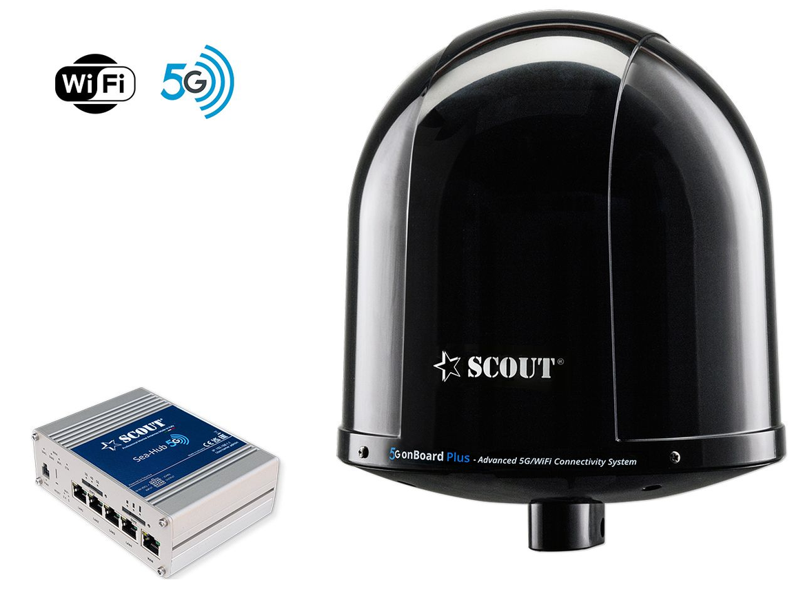 Scout Antennen Scout 5G onBoard Plus WiFi-System schwarz