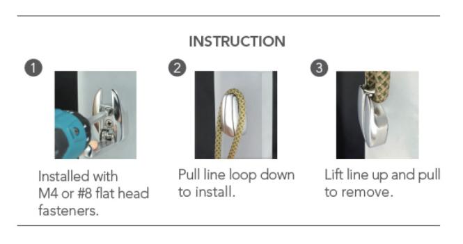 Marinetech Fenderhalter Edelstahl, rund 36 mmØ Marinetech Fenderhalter Edelstahl, rund 36 mmØ
