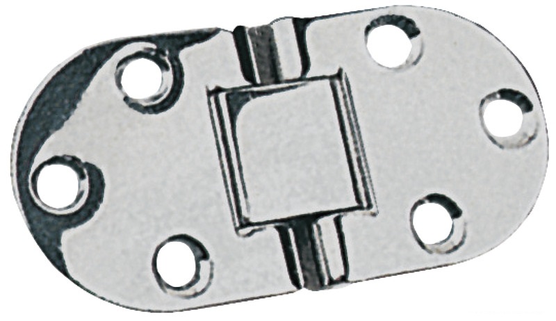 Osculati Scharnier Edelstahl für Klapptische, 76 x 38 mm Osculati Scharnier Edelstahl für Klapptische, 76 x 38 mm