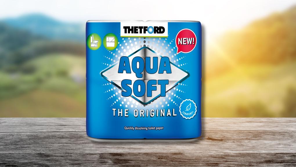 Thetford Aqua Soft Toilettenpapier, 4 Rollen