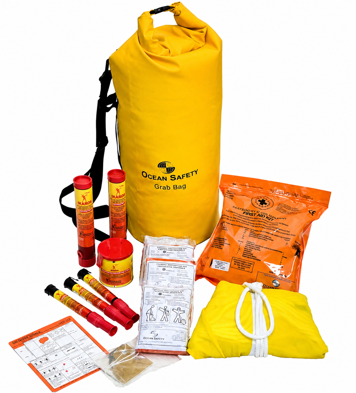 SOSTechnic Notausrüstung Grab Bag ISO 9650 > 24h, 6 Personen