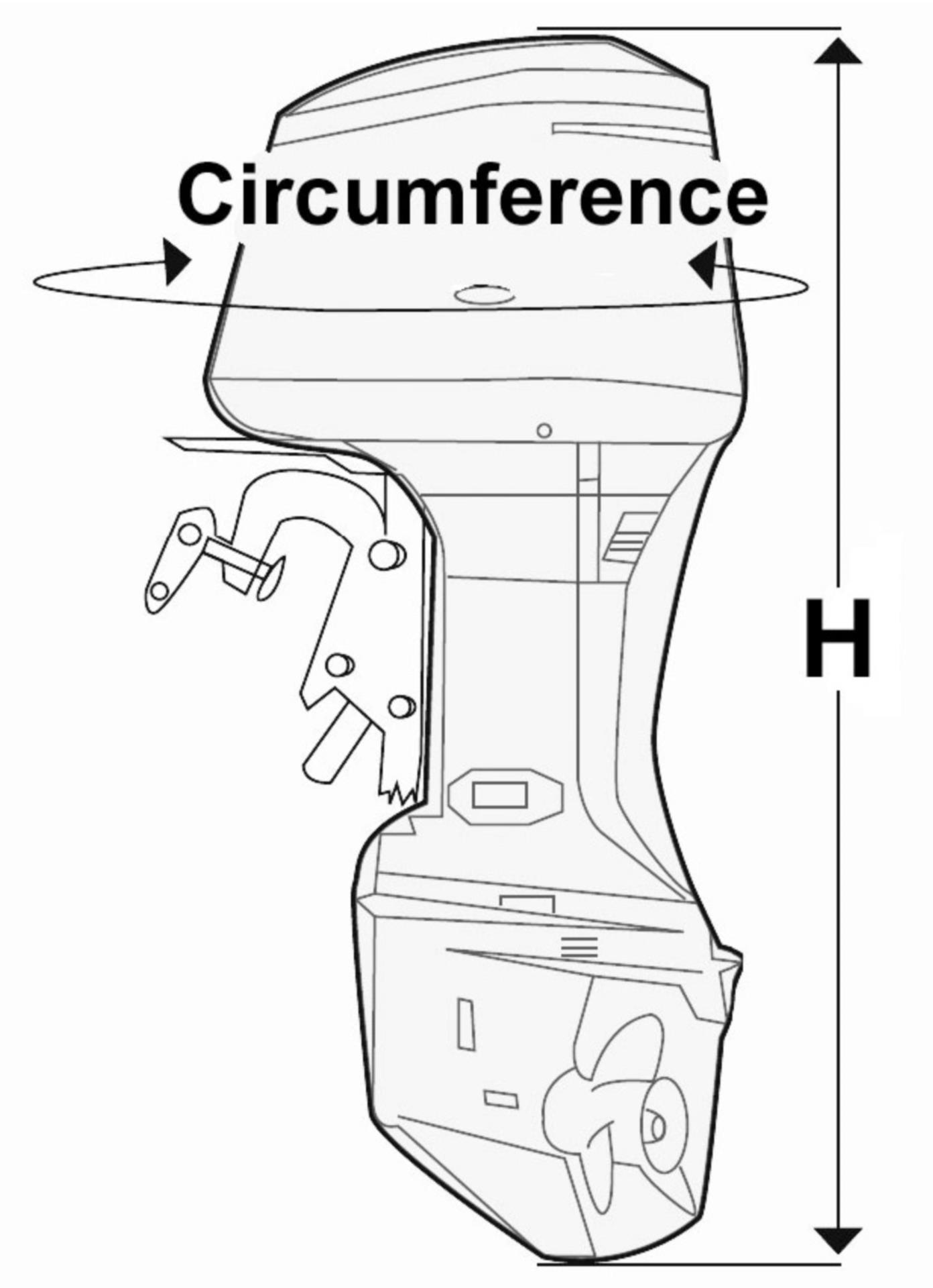 Oceansouth Motorabdeckung komplett bis 2 - 3,5 PS Oceansouth Motorabdeckung komplett bis 2 - 3,5 PS