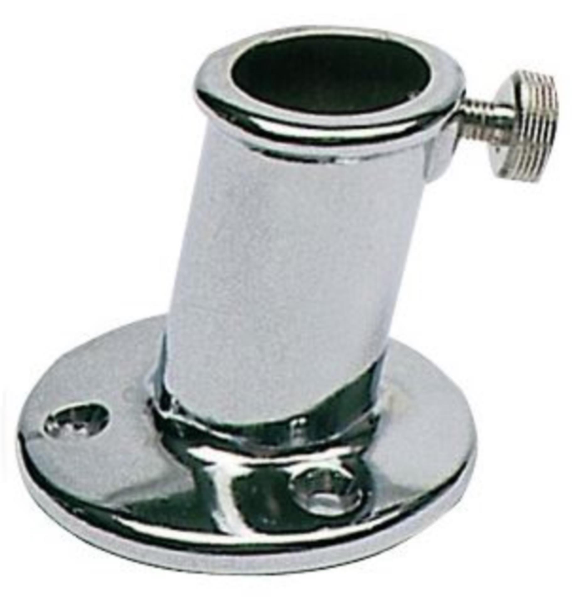 Osculati Flaggenstockfuß 25 mmØ mit Stellschraube