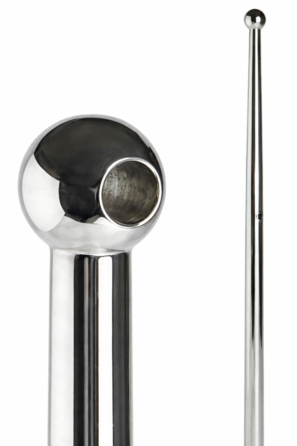 Osculati Relingsstütze 450 mm mit Kugelkopf