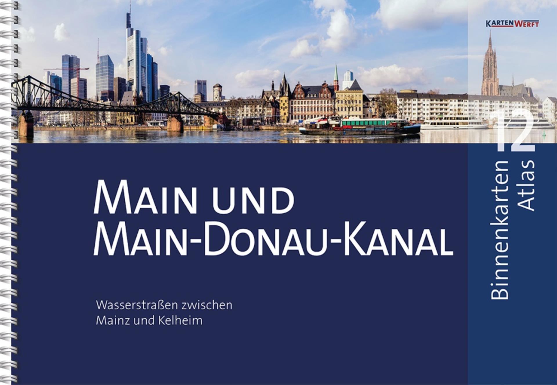 Kartenwerft Binnen Atlas 12, Main und Main-Donau-Kanal