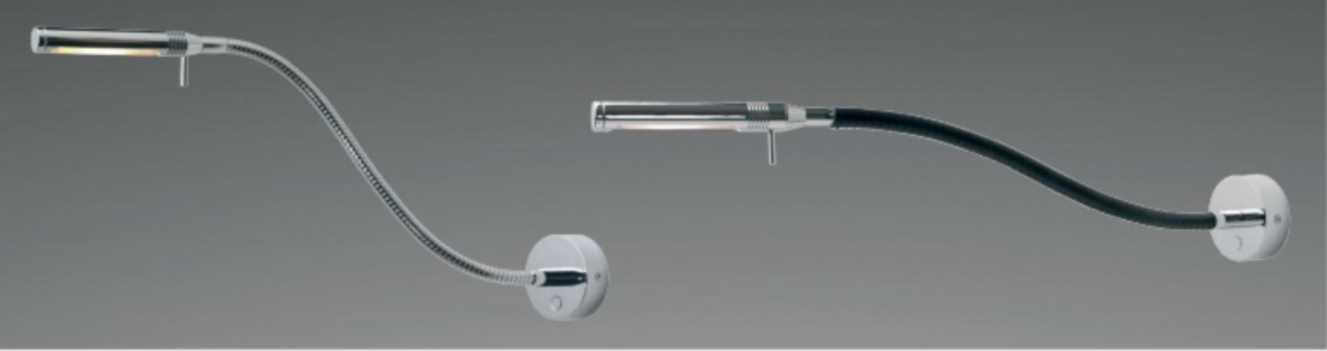 Prebit LED-Flexleuchte 07-1 mit USB, 300mm, chrom- main image 1