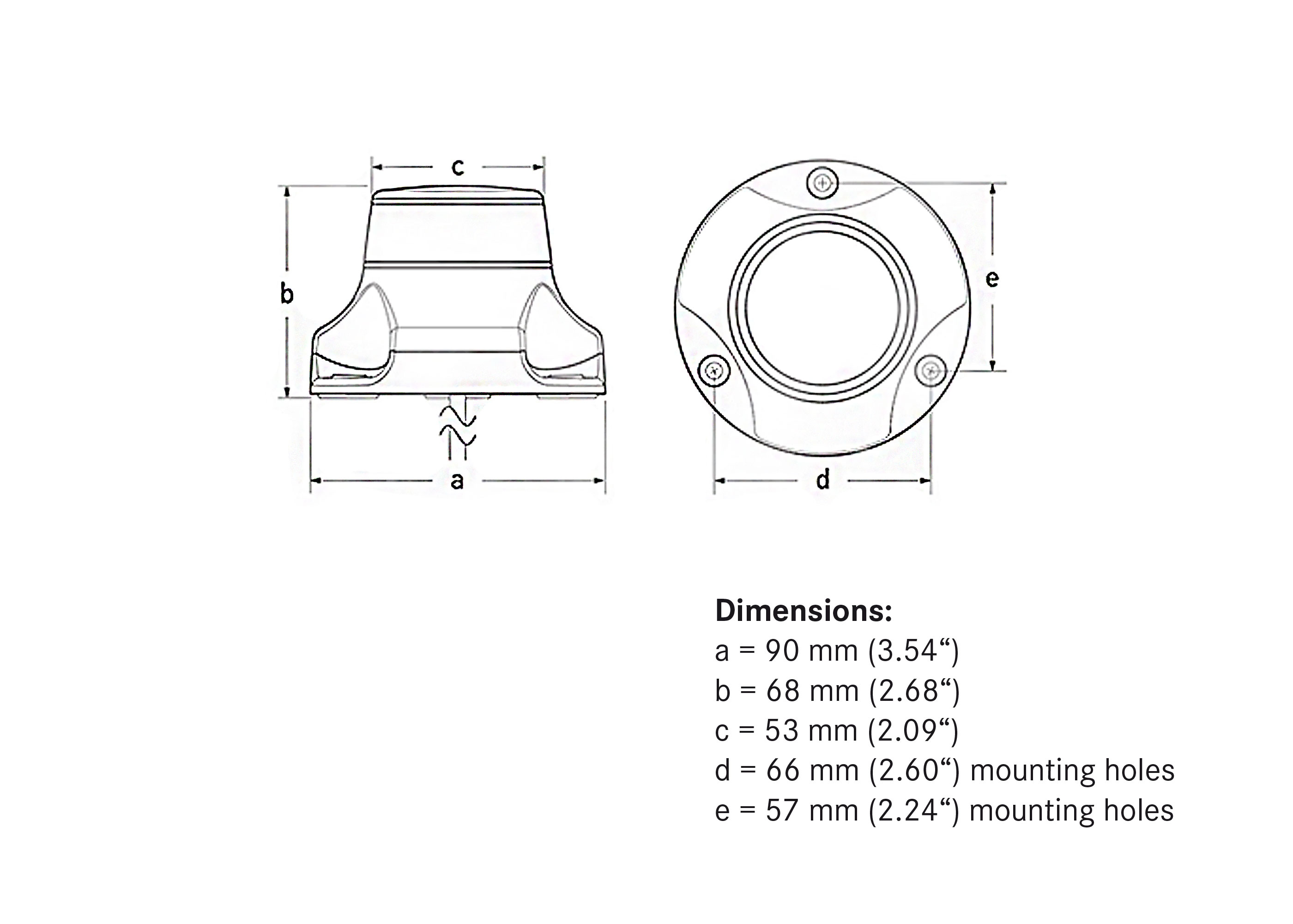 Hella NaviLED Pro Ankerlicht 360° BSH, weiss
