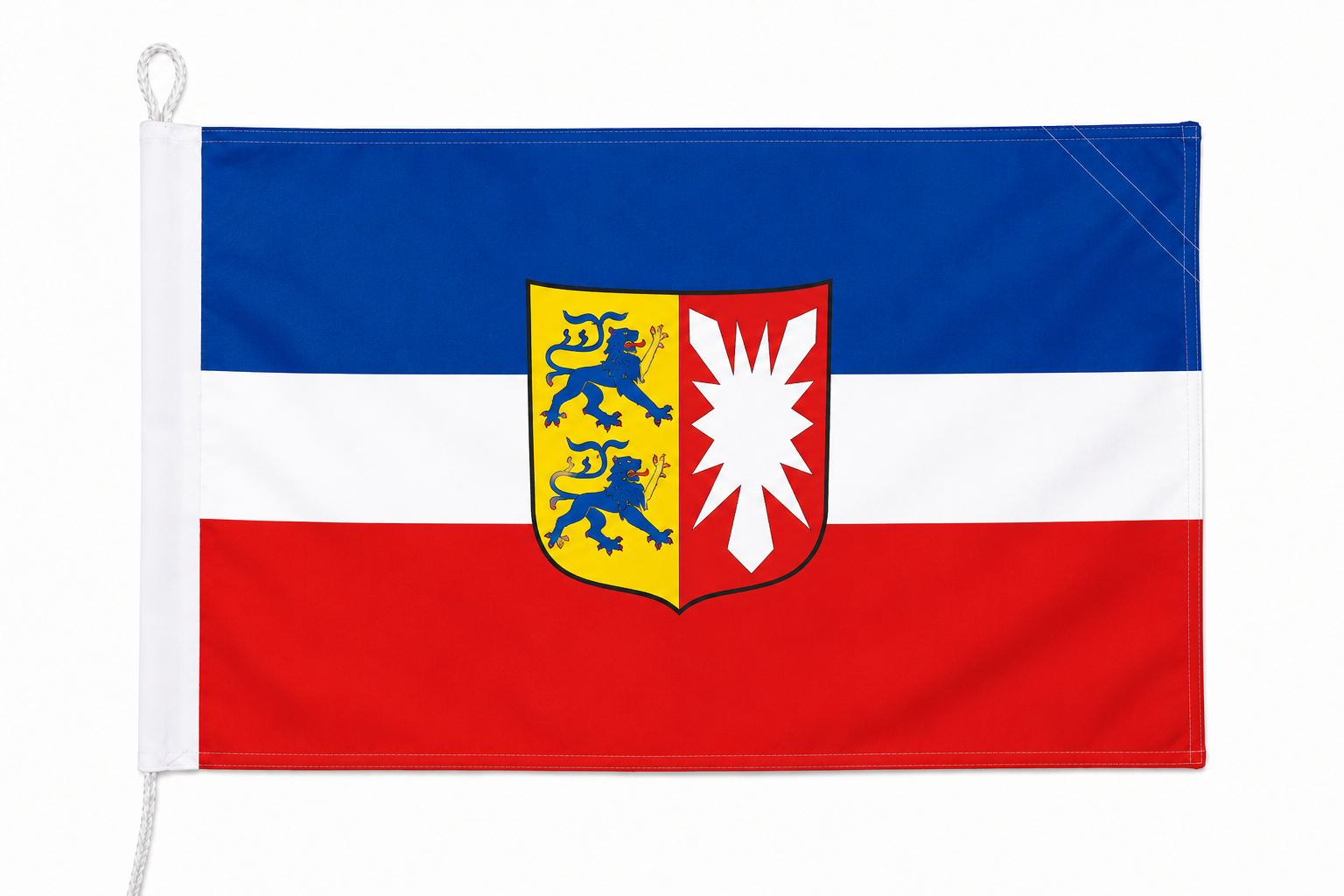 Lindemann Flagge Schleswig-Holstein mit Wappen, 20 x 30 cm