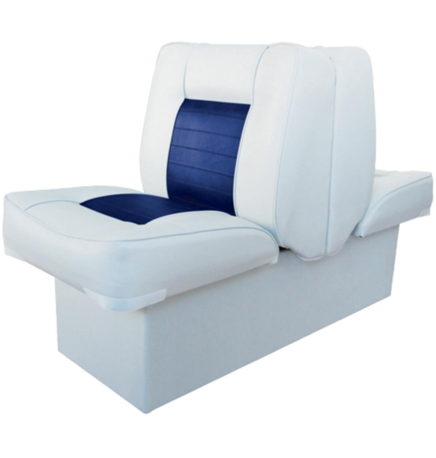 Back to Back Sitz, weiß / blau