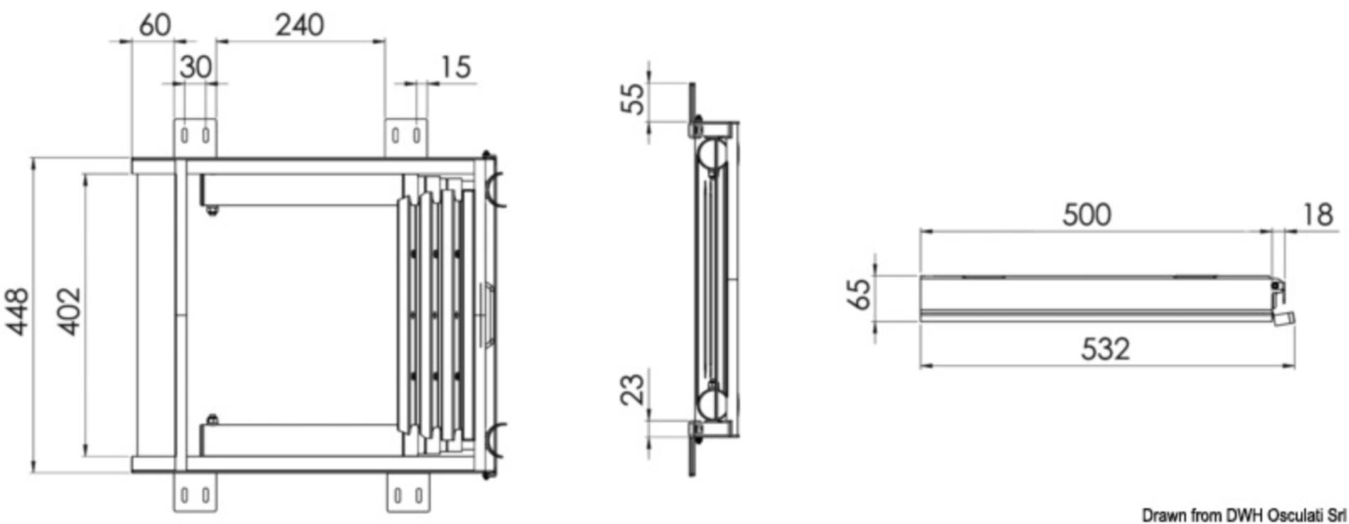 Osculati Teleskopleiter " Top Line" 4-Stufen
