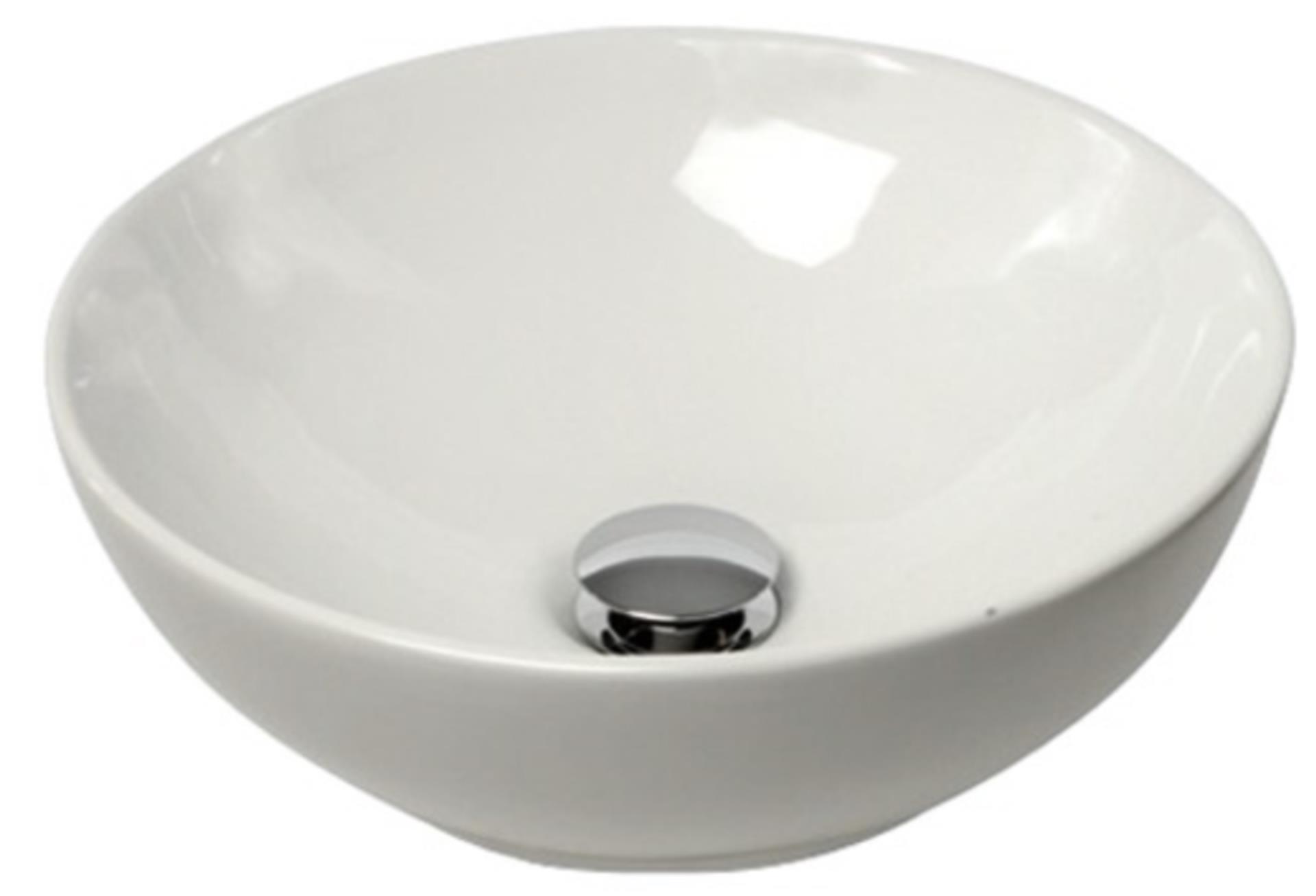 Osculati Rundbecken, weiß 365 mmØ, Höhe 140 mm