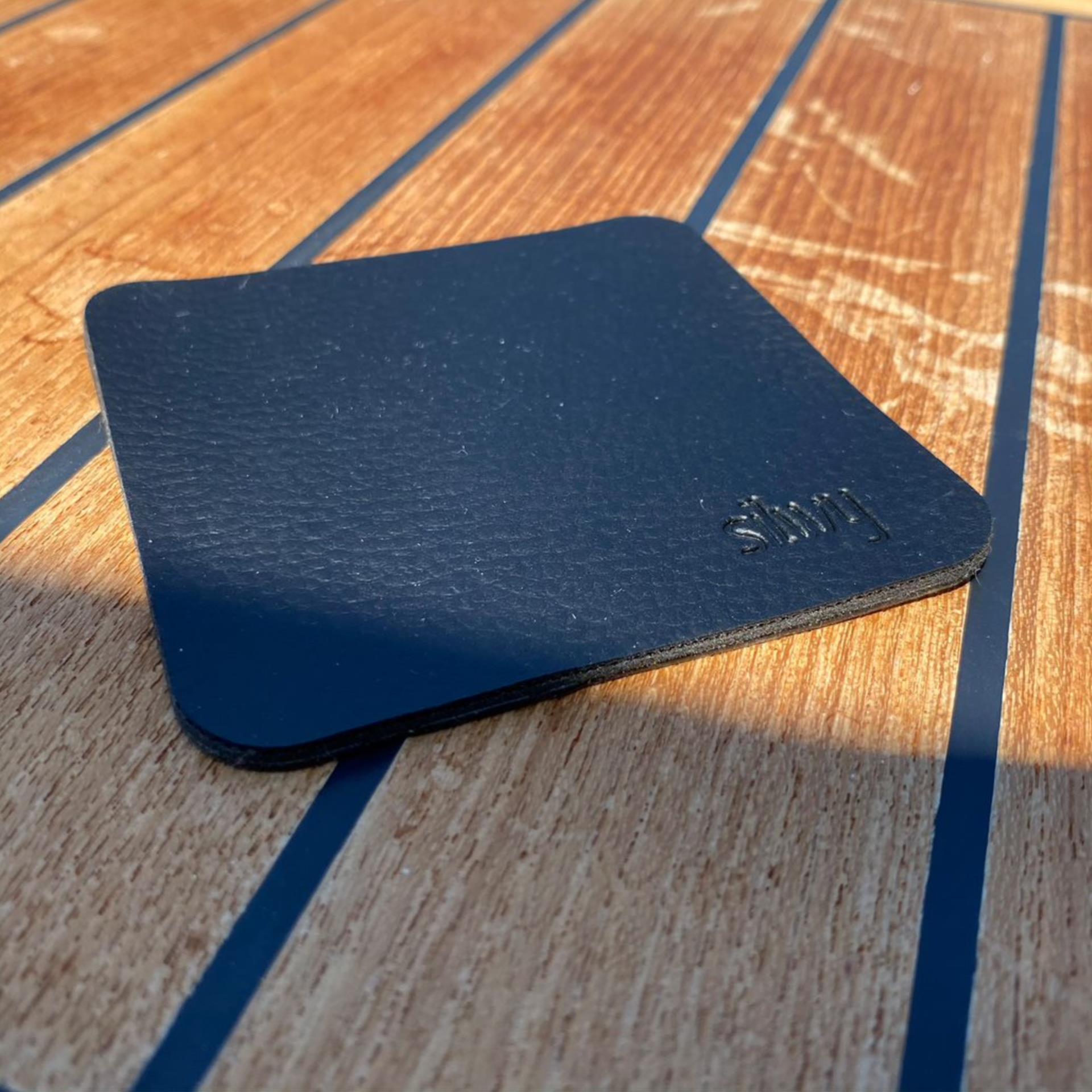 silwy Metall-Nano-Gel Untersetzer 2er Set, 8,4 x 8,4 cm