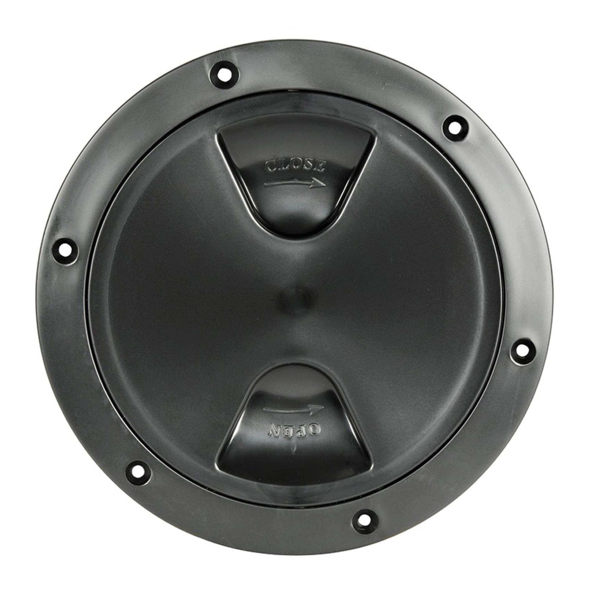 Osculati Inspektionsluke schwarz, 147 / 102 mmØ