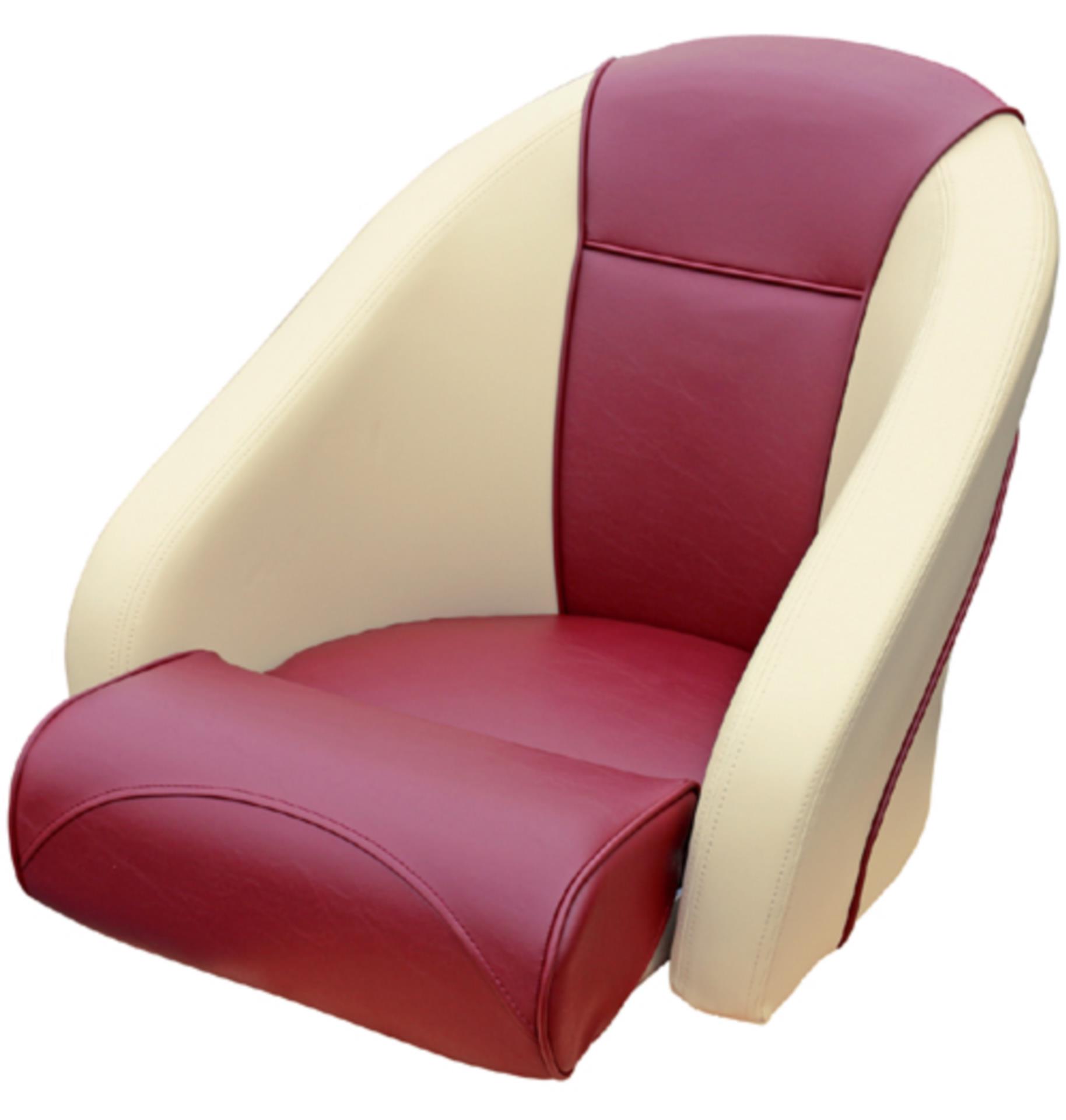 Springfield Marine Flip UP Steuerstuhl Classic, beige/bordeaux