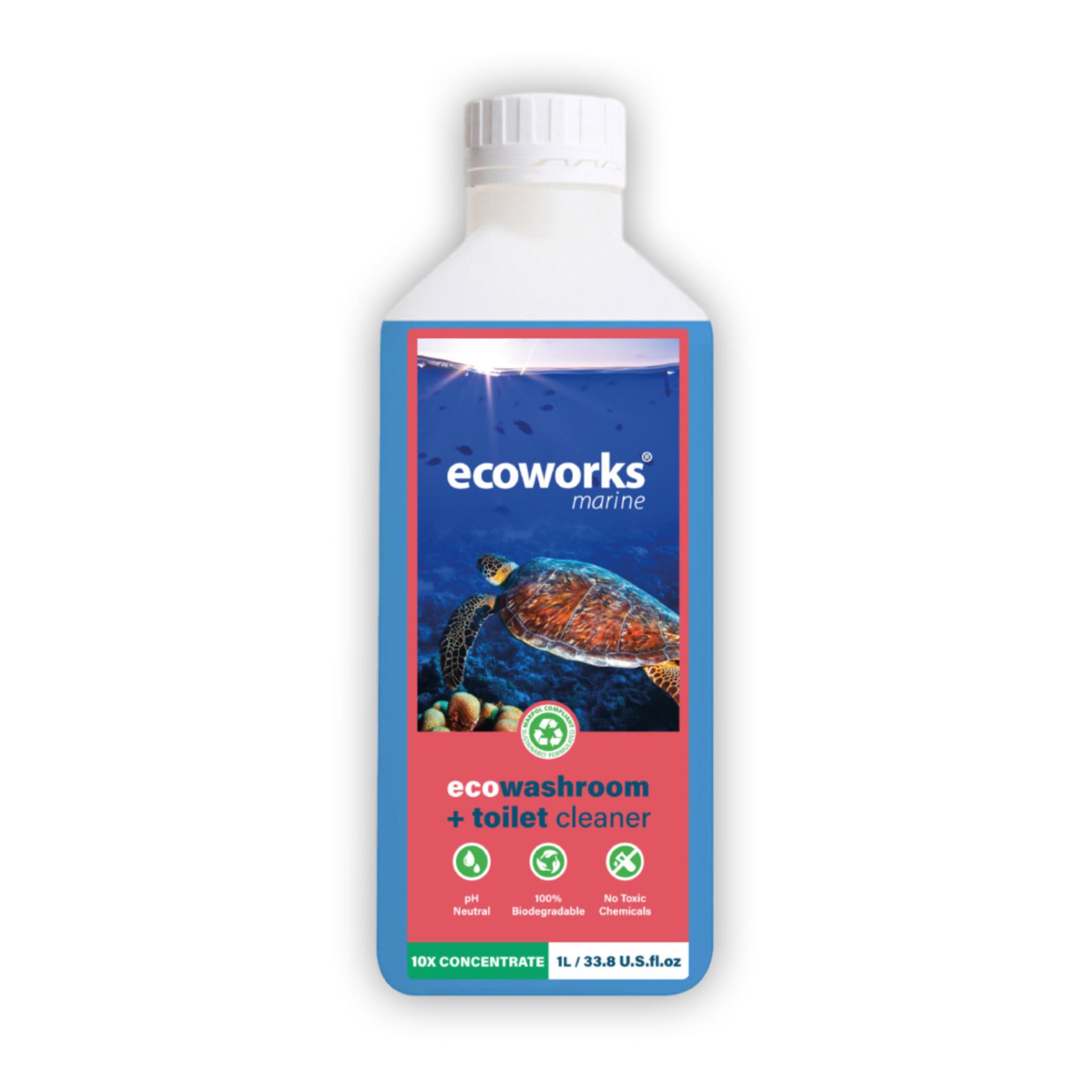 Ecoworks Marine EcoWorksToilet & Washroom Cleaner, 1 Liter