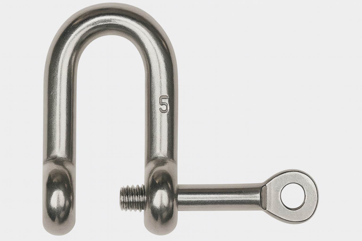 Osculati Rundschäkel Gerade mit unverlierbarem Bolzen, 4 mmØ (BL 1100 kg)