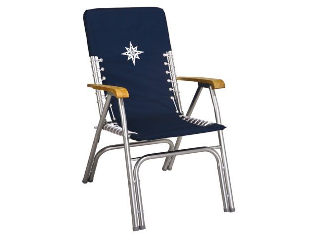 Osculati Decksstuhl mit hoher Lehne