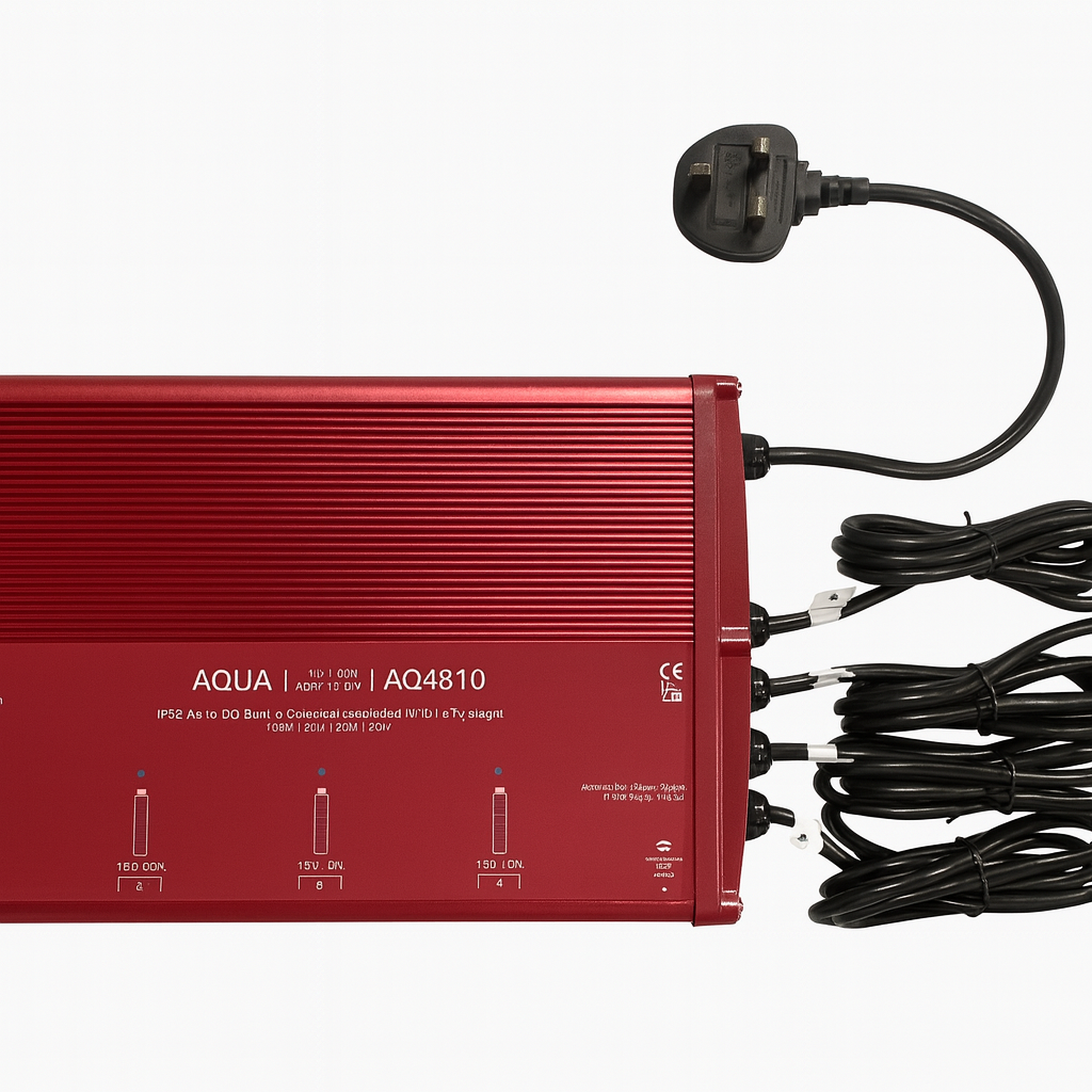 Sterling Power Sterling Ladegerät AQUA wasserdicht, 12 V, 24 V, 36 V, 48 V / 4 x 10 A