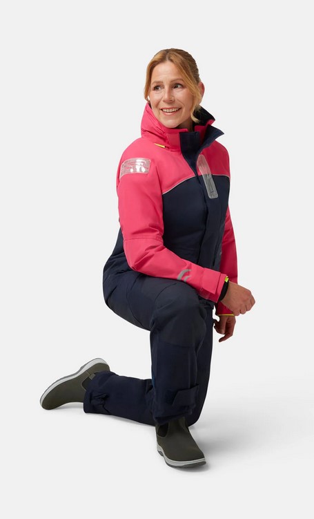 Crazy4Sailing C4S Bergen II, Jacke, Damen, pink-power/navy, M
