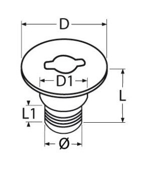 Marinetech Einfüllstutzen Edelstahl 38 mmØ, Diesel