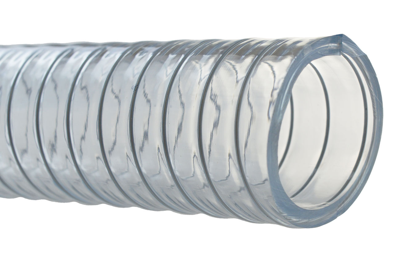 Lindemann PVC Trinkwasserschlauch mit Stahlspirale, 50 x 60 mmØ Lindemann PVC Trinkwasserschlauch mit Stahlspirale, 50 x 60 mmØ