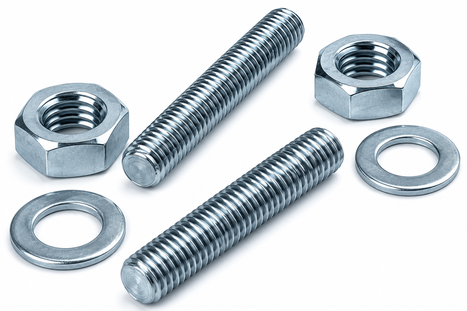 Osculati Bolzenset Edelstahl, 6 x 80 mm (Stiftschrauben Set)
