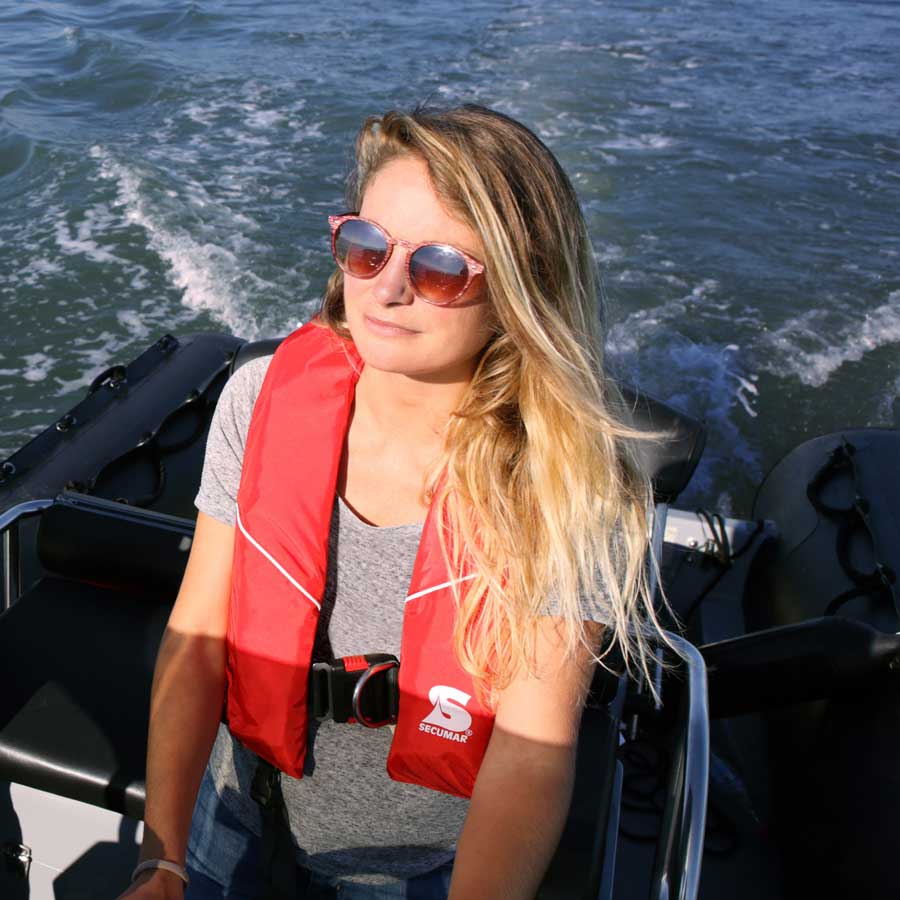 Secumar Arkona 220N rot /weiß  (mit Harness) Secumar Arkona 220N rot /weiß  (mit Harness)