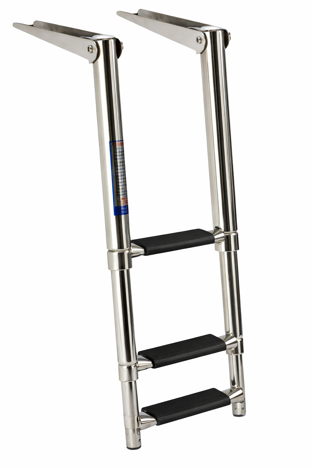 Osculati Edelstahl Badeleiter 3 Stufen, 889 / 368 mm
