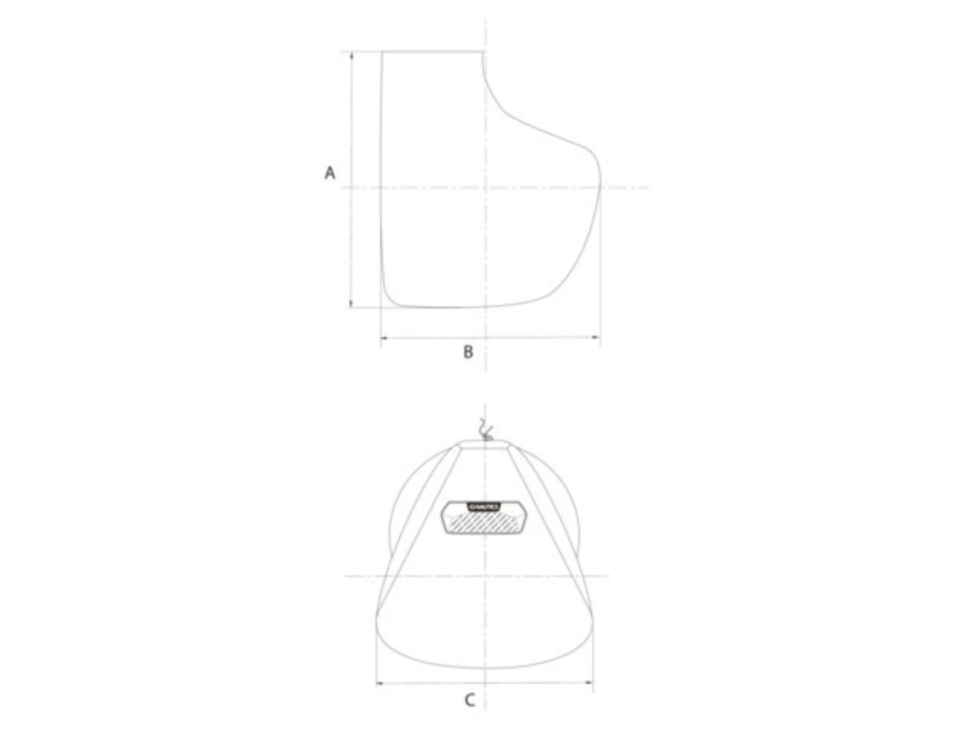G-Nautics Propellerschutzhülle Rot Small für 2,5 - 6 PS