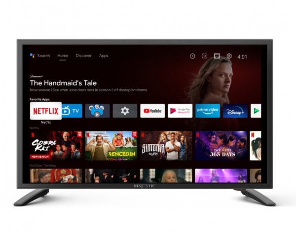 Majestic 24 Zoll Smart LED TV, 12V, Android, DVD