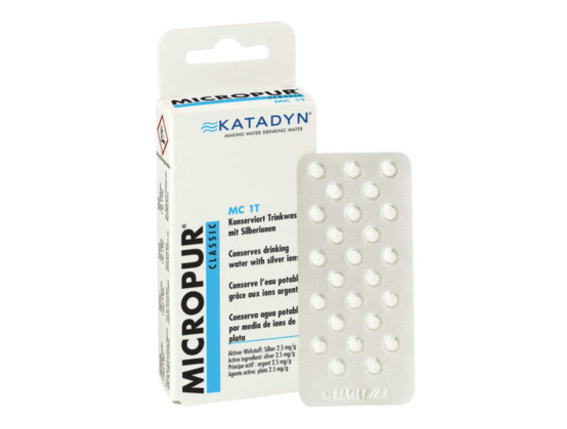 Katadyn Micropur Classic MC 1T, 100 Tabletten