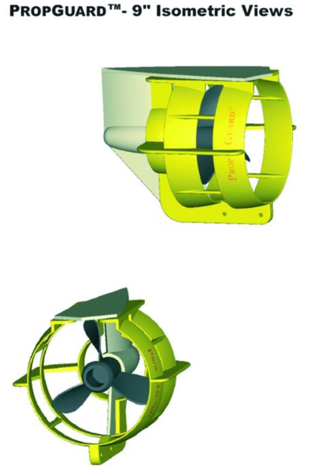 Prop Guard Propellerschutz PropGuard 9" gelb