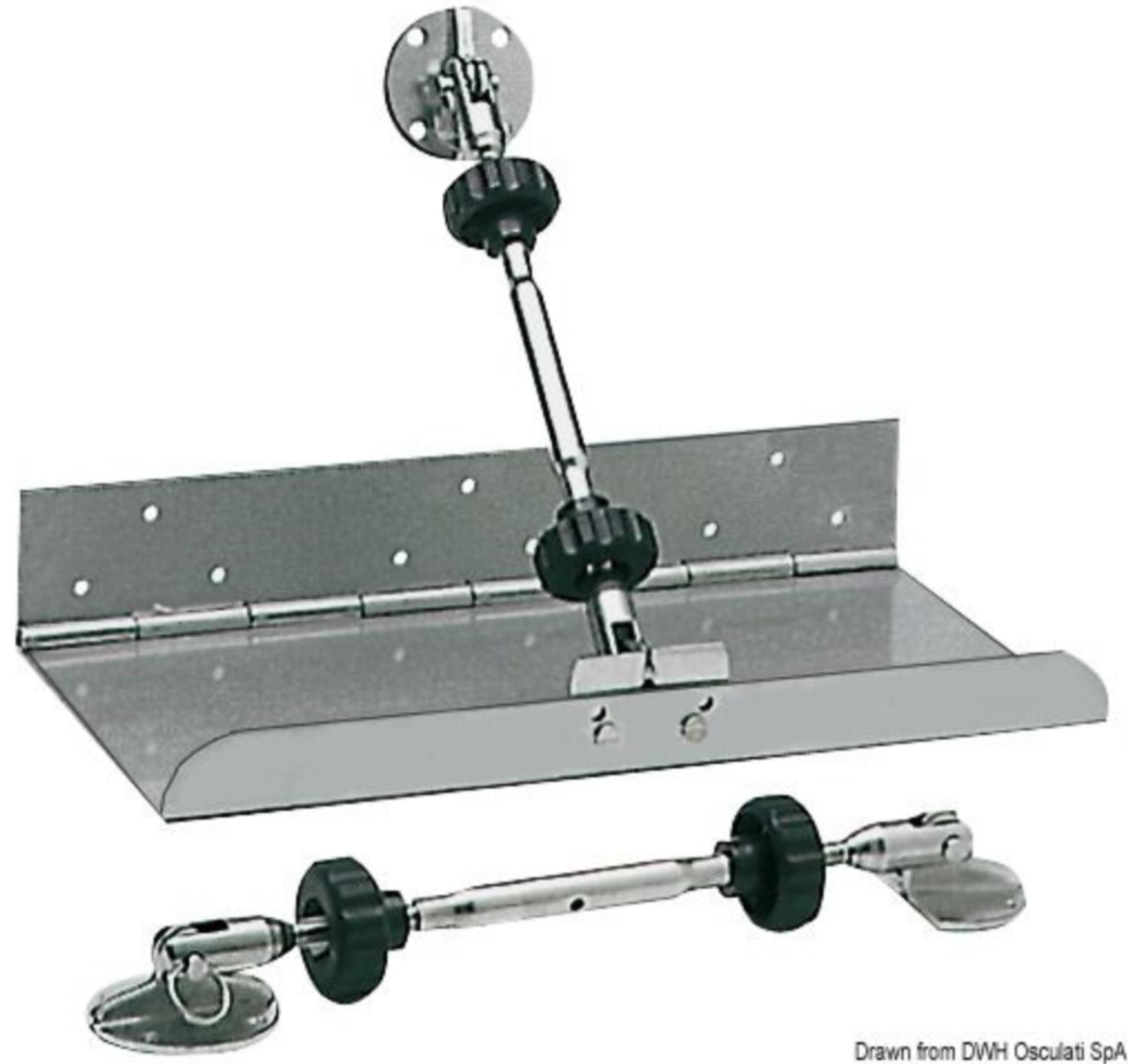 Osculati Trimmklappe Set 75 x 23 cm ohne Spannvorrichtung Osculati Trimmklappe Set 75 x 23 cm ohne Spannvorrichtung