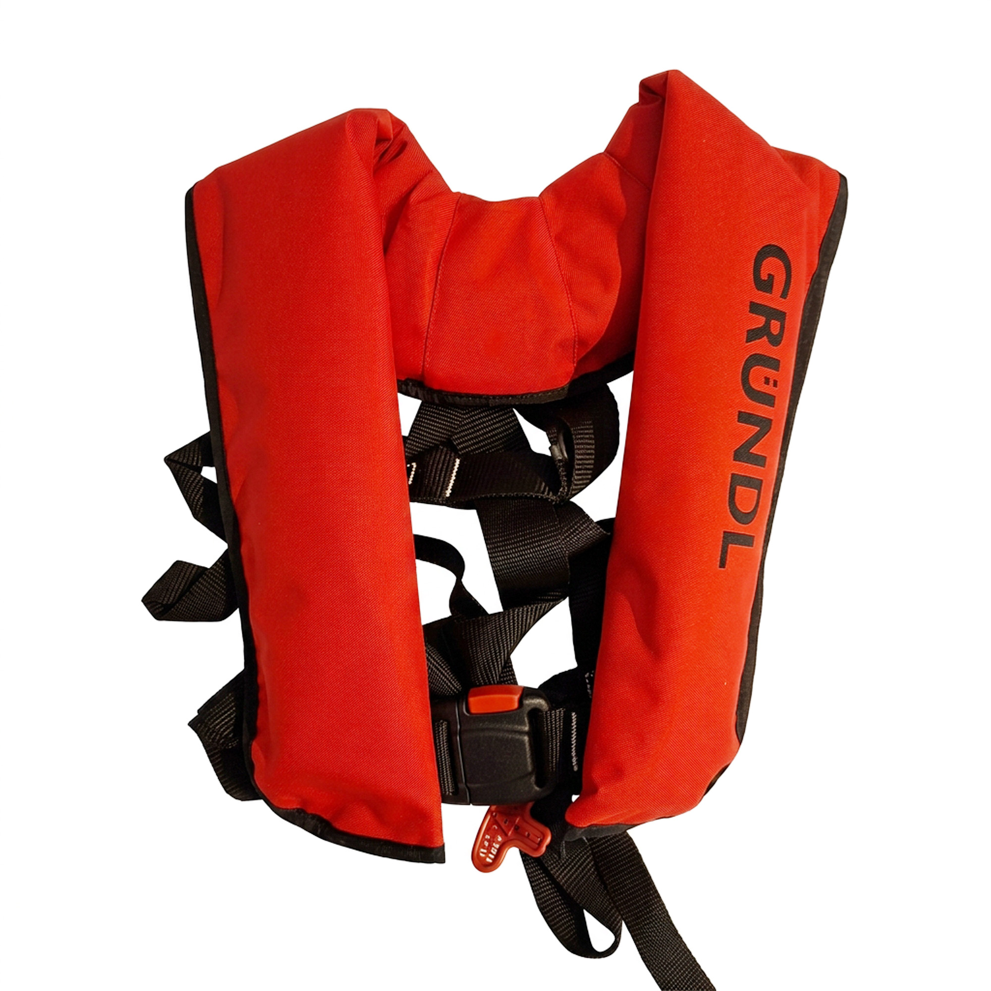 SOSTechnic Gründl Automatik Rettungsweste NAUTIC, rot