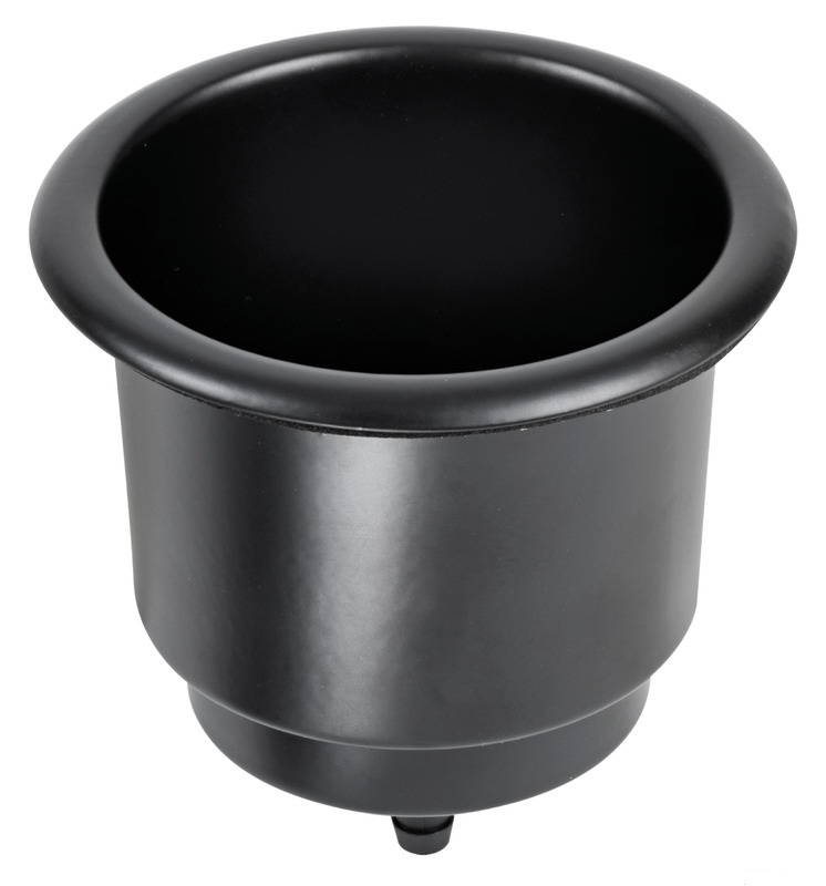 Osculati Glas- & Dosenhalter, Edelstahl Schwarz