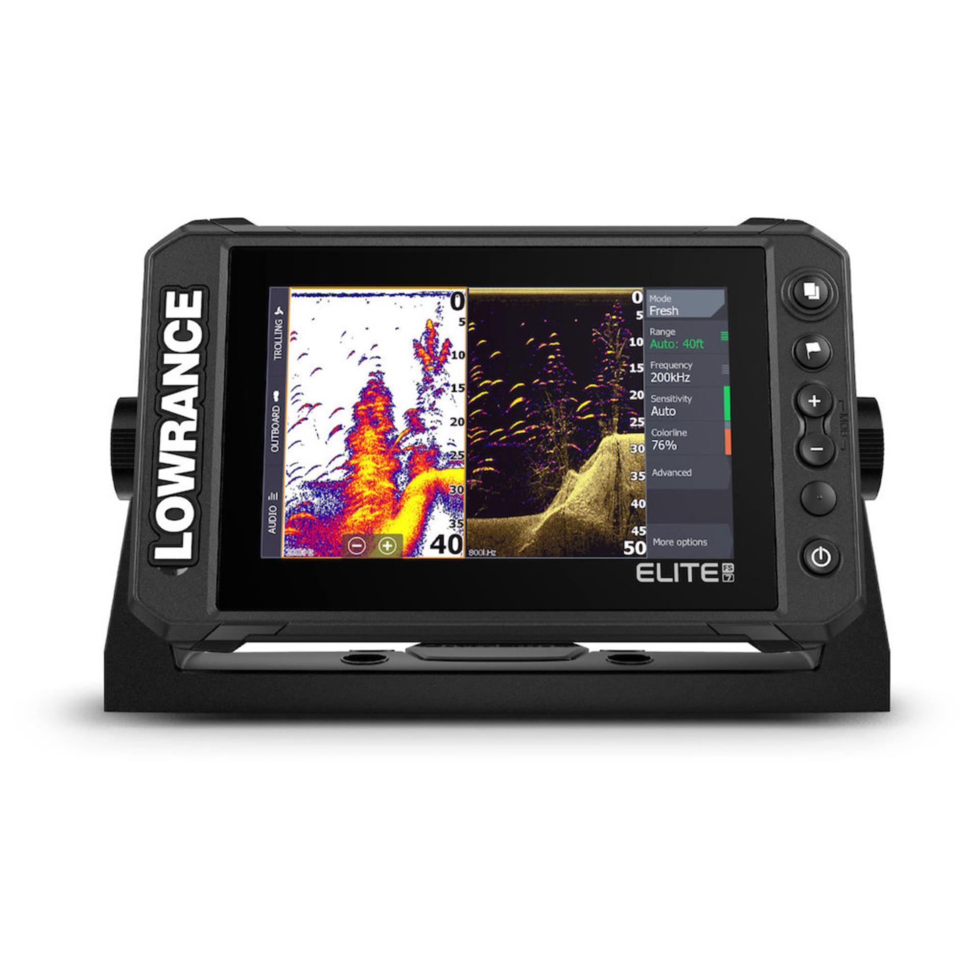 Lowrance Elite FS 7 mit HDI-Schwinger