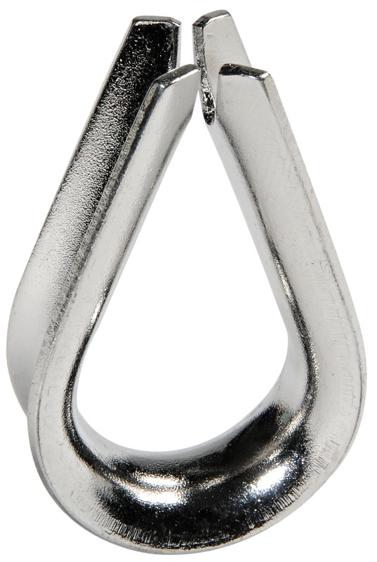 Osculati Kausche Edelstahl  für 16 mmØ Seil (2er Pack)