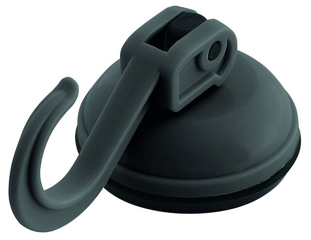 Movera Eurotrail Haken mit Saugnapf, anthrazit (2er-Set)