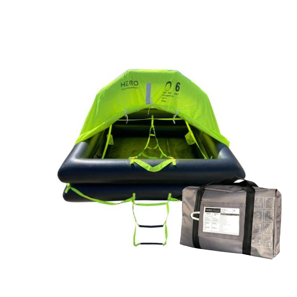 HERO Life-saving equipment Hero Rettungsinsel 6 Personen inkl. Tasche 28 kg