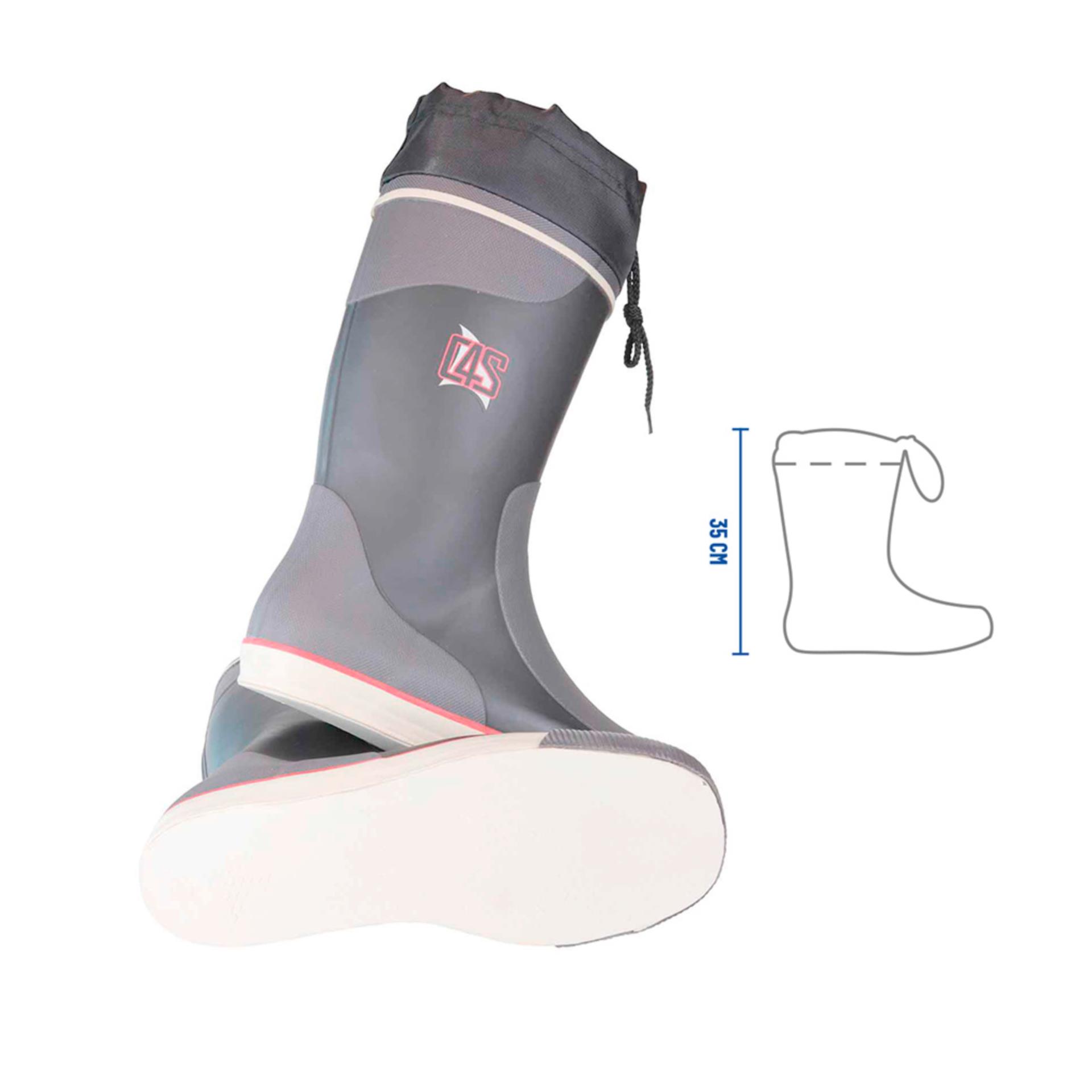 Crazy4Sailing Segler Stiefel 35cm Höhe mit Schnürung