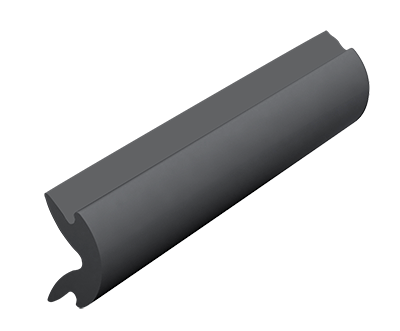 Vetus Kederleiste für Poly Basis 40 x 31, dunkelgrau (20 Meter)