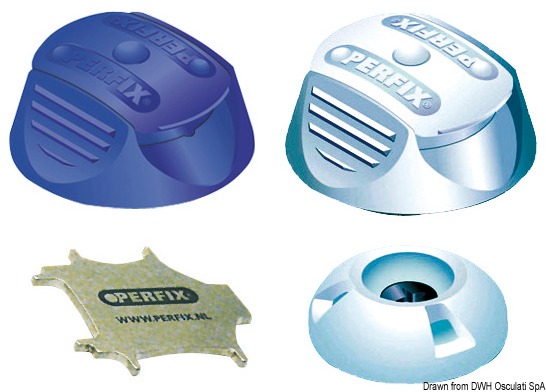 Perfix Oberteil blau, 10er-Pack