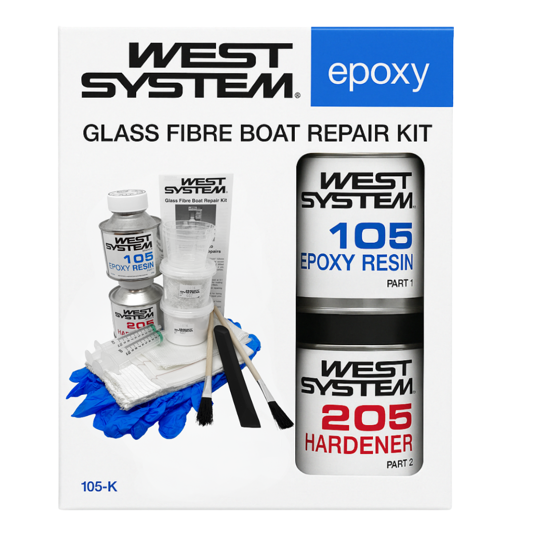 WEST SYSTEM 105-K, GFK Bootsreparaturset