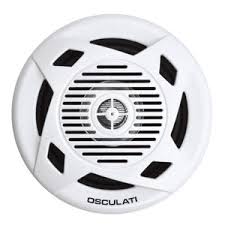 Osculati Lautsprecher 2-Wege weiß 2 x 20 Watt, 104 mmØ (Paar)