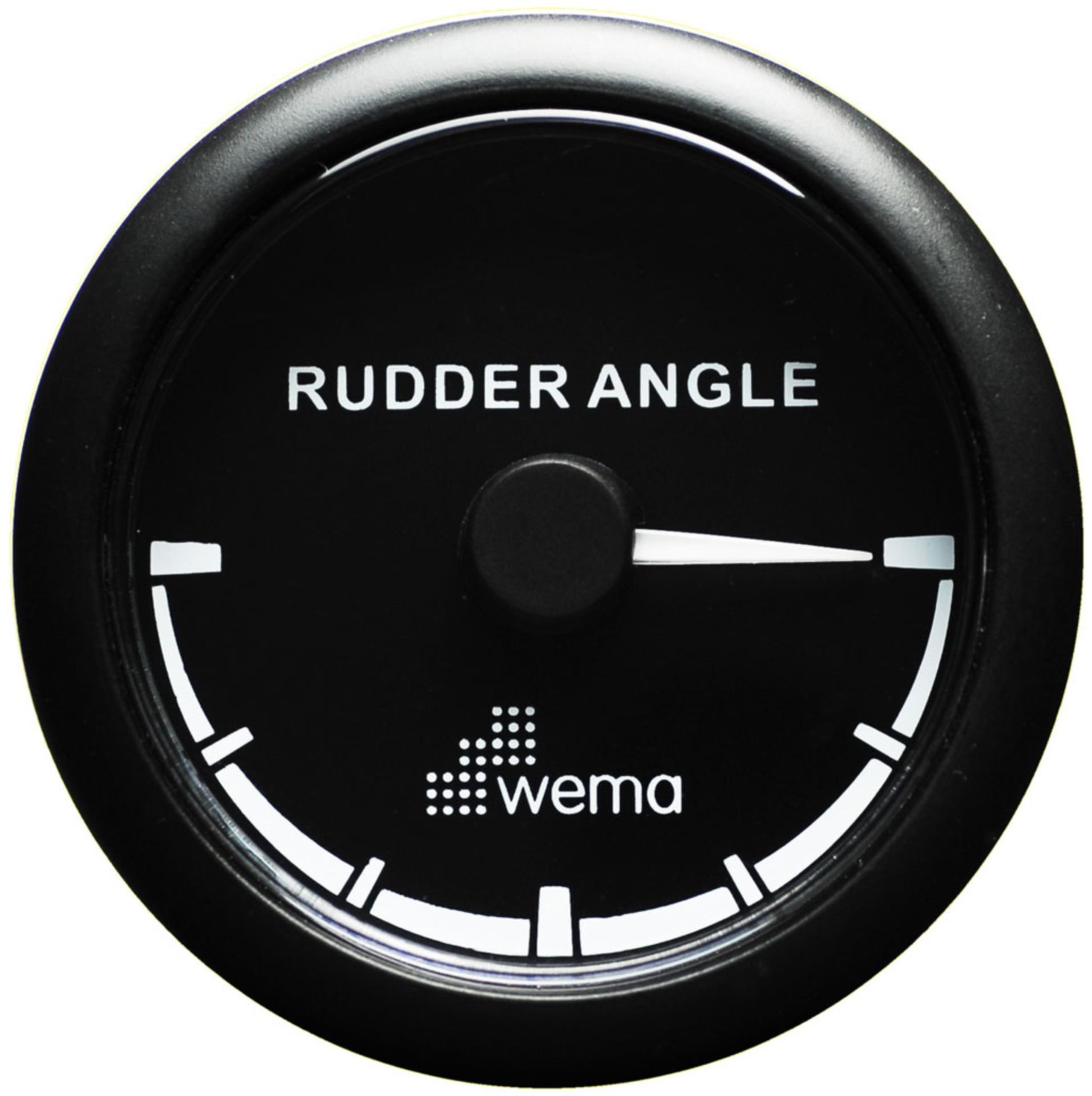 Wema Ruderanzeige 58 mmØ, schwarz
