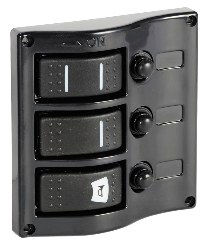 Osculati Schaltpanel 3er Elegance, Graphite